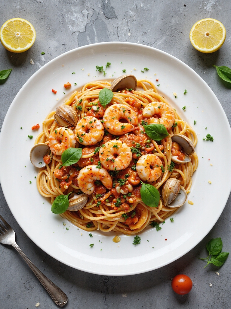 cook seafood pasta smoothly