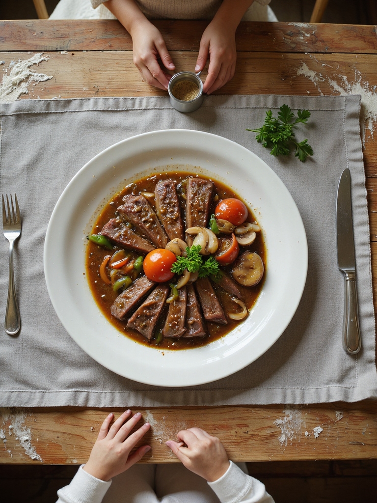 cooking together with kids