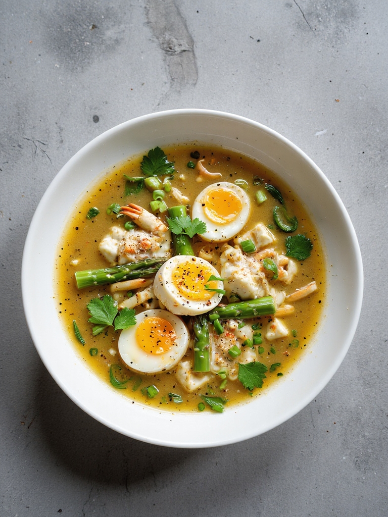 crab and asparagus soup