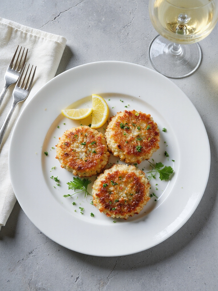 crab cakes with wine pairings