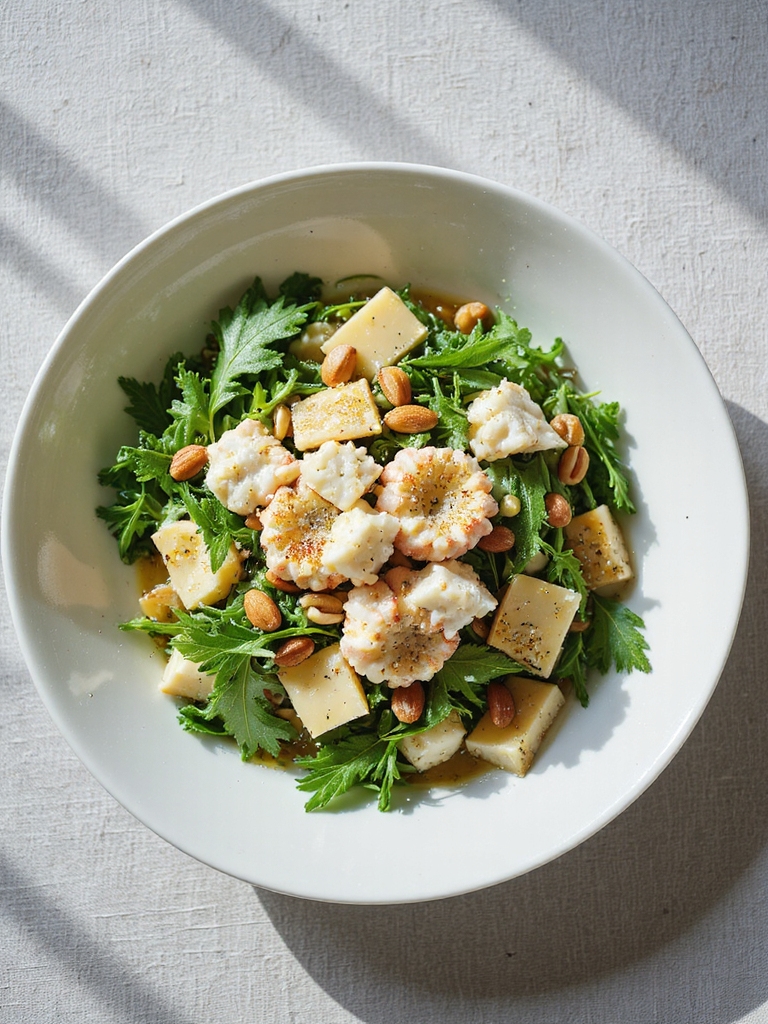 crab salad with arugula