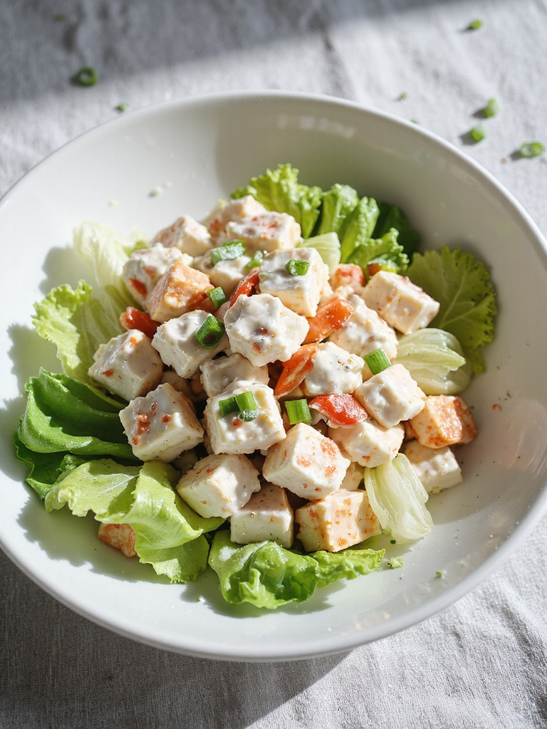 crab salad with vibrant flavors