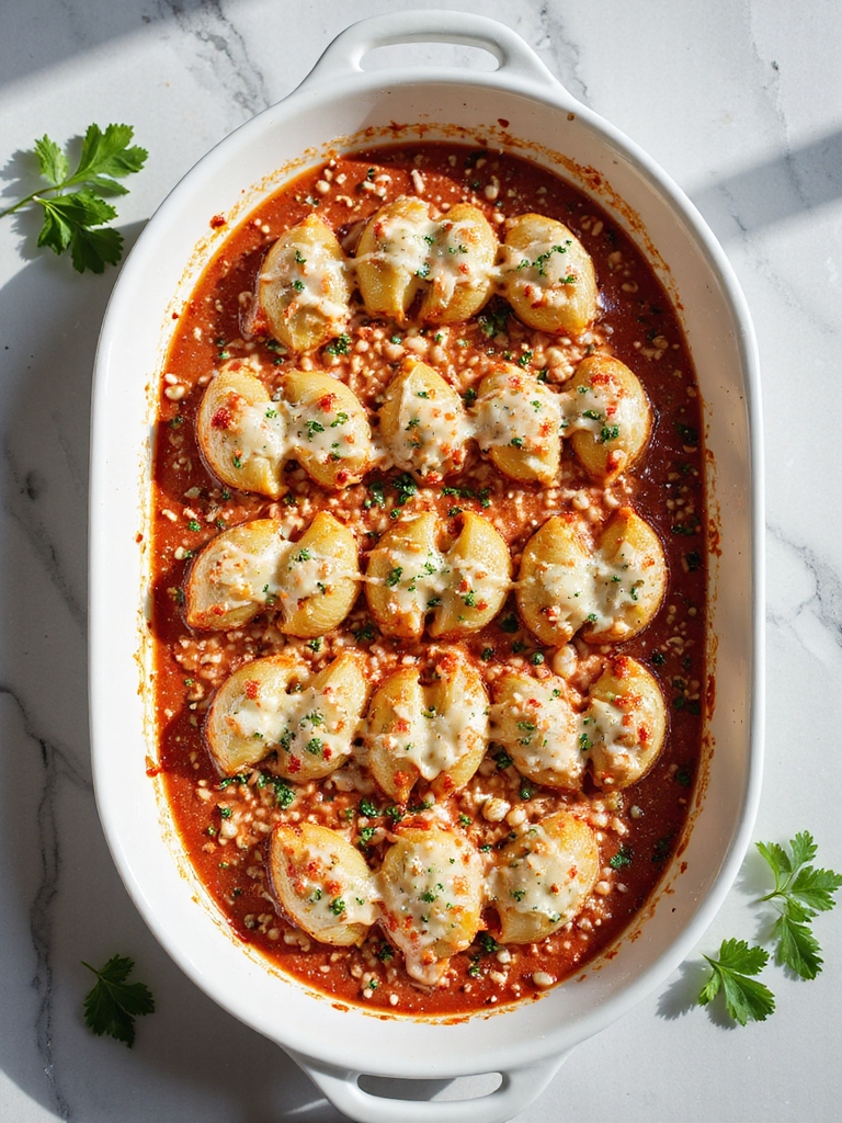 crab stuffed pasta shells recipe