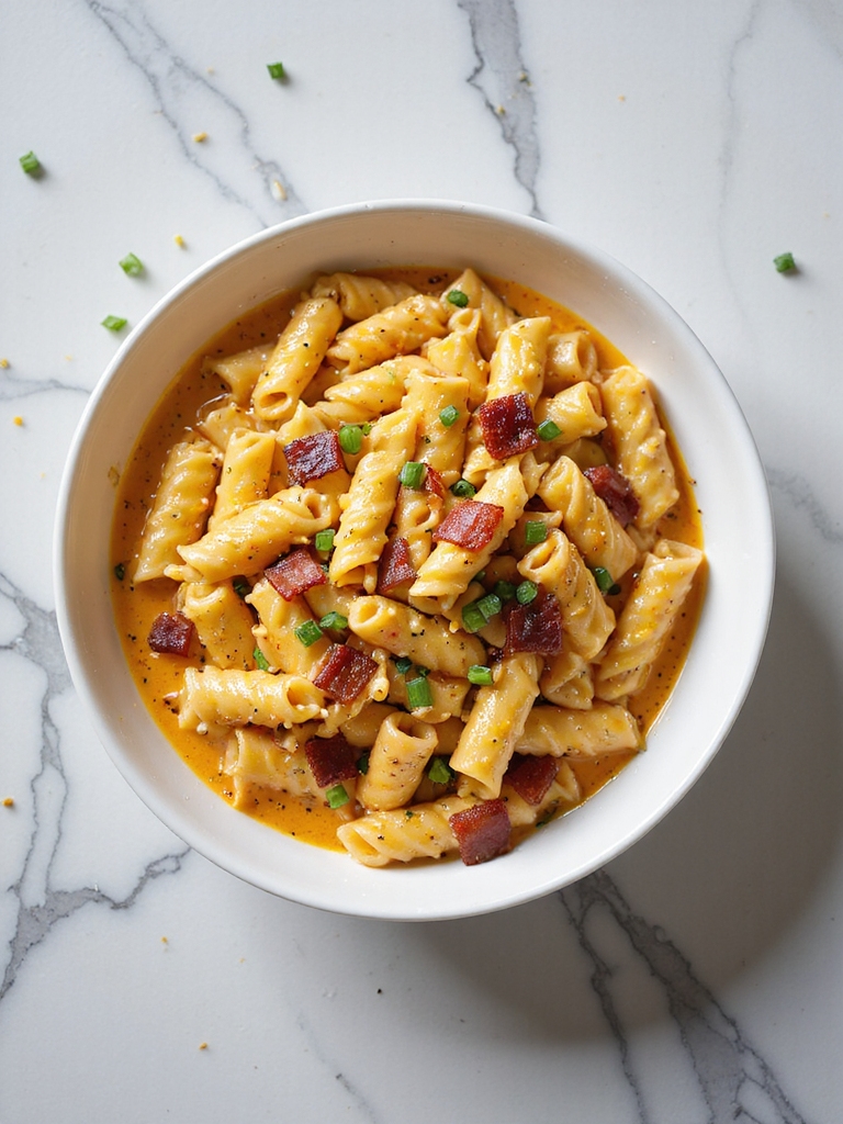 creamy bacon ranch pasta