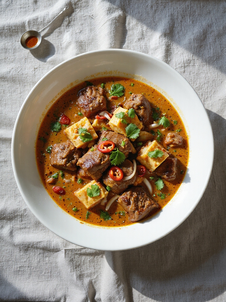 creamy beef curry recipe