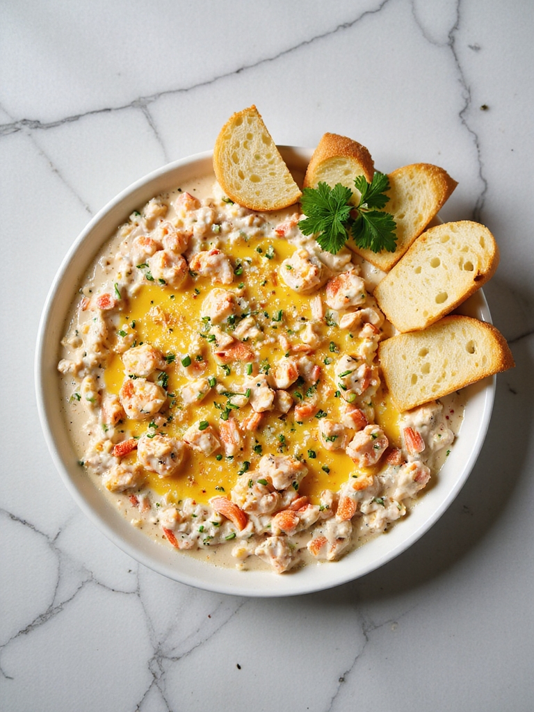 creamy cheesy crab dip