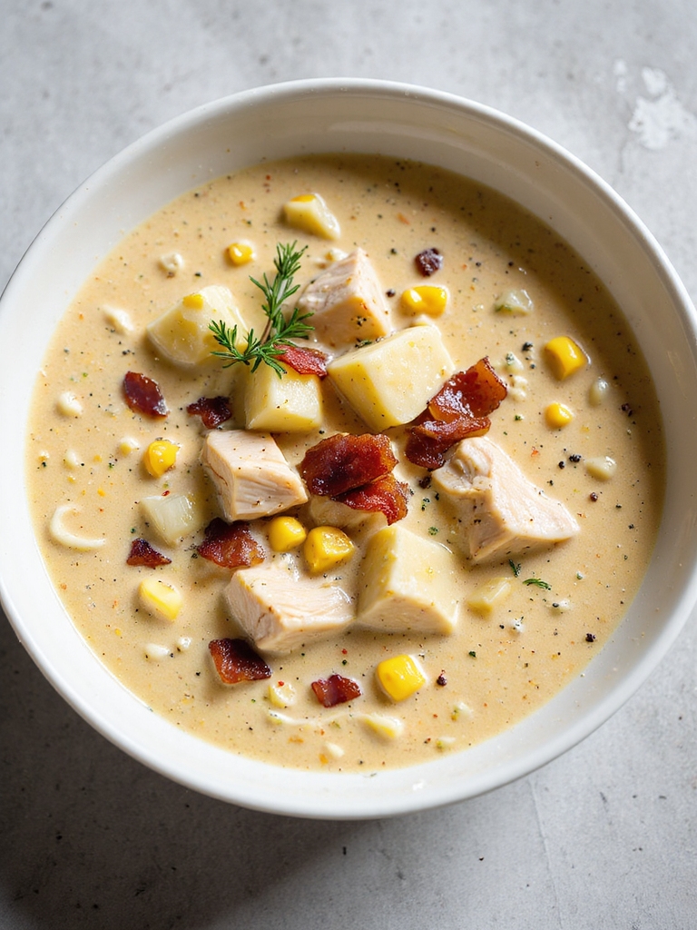 creamy chicken corn chowder