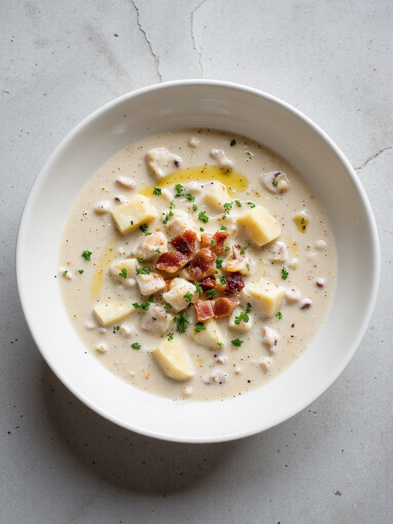 creamy clam chowder recipe