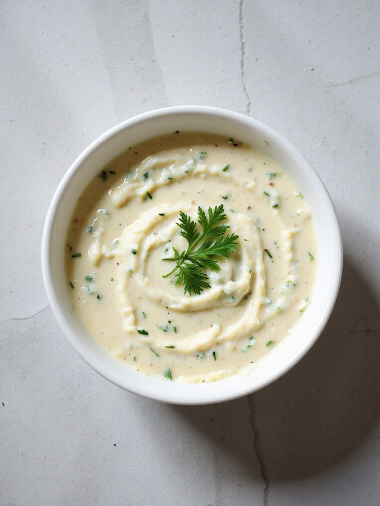 creamy garlic herb sauce