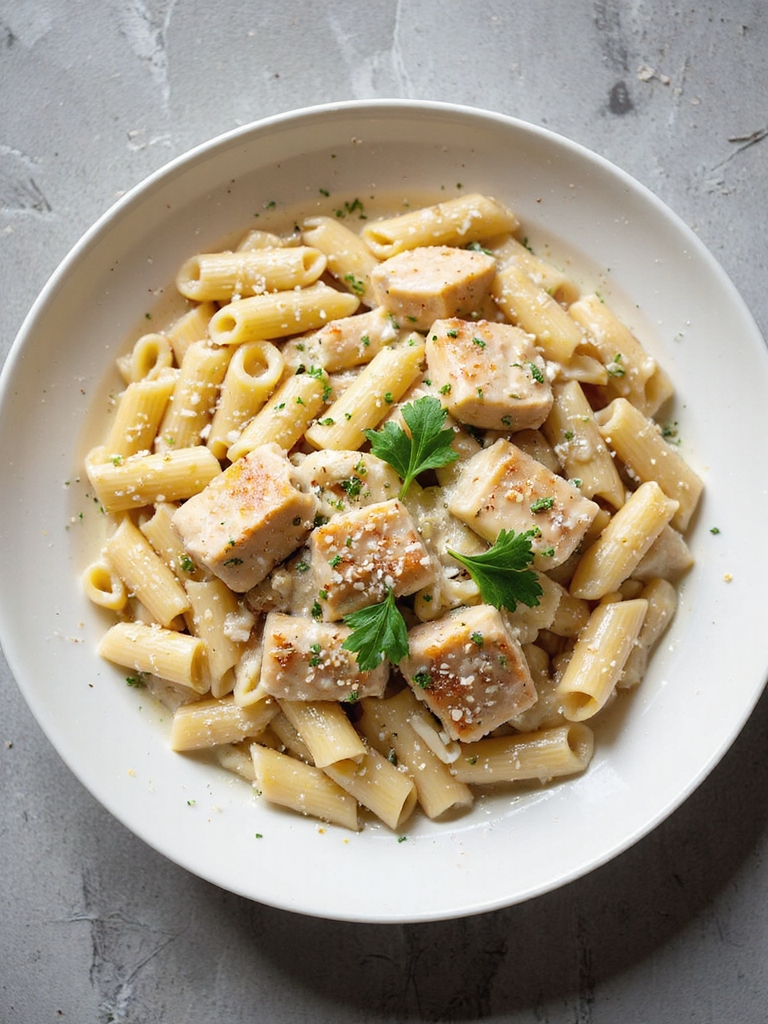 creamy garlic parmesan pasta