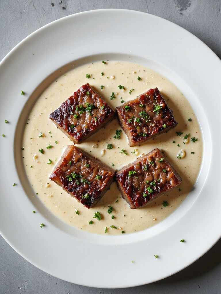 creamy horseradish cubed steak