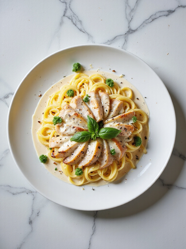 creamy keto chicken alfredo