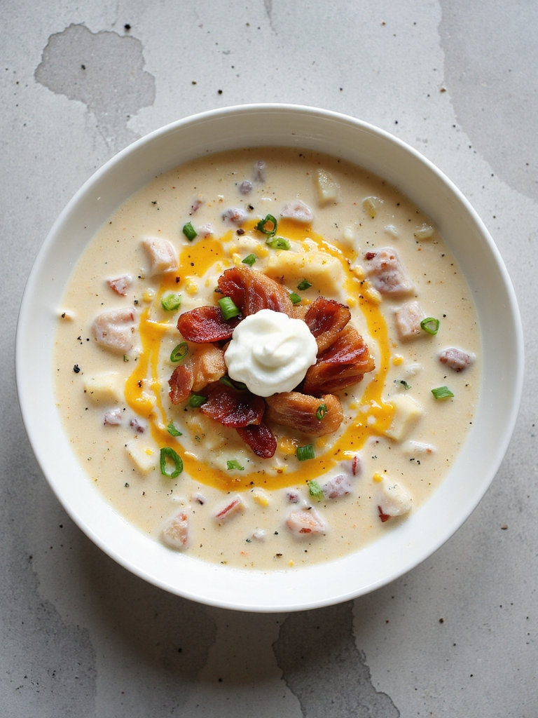 creamy loaded potato soup