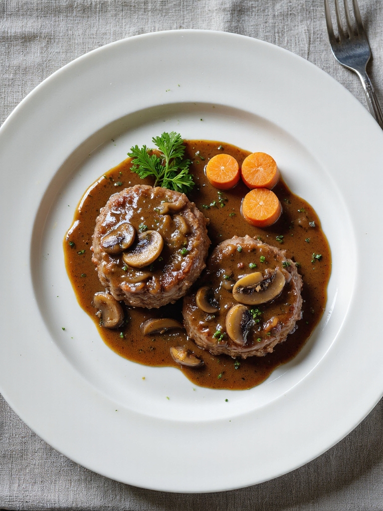 creamy mushroom salisbury steak