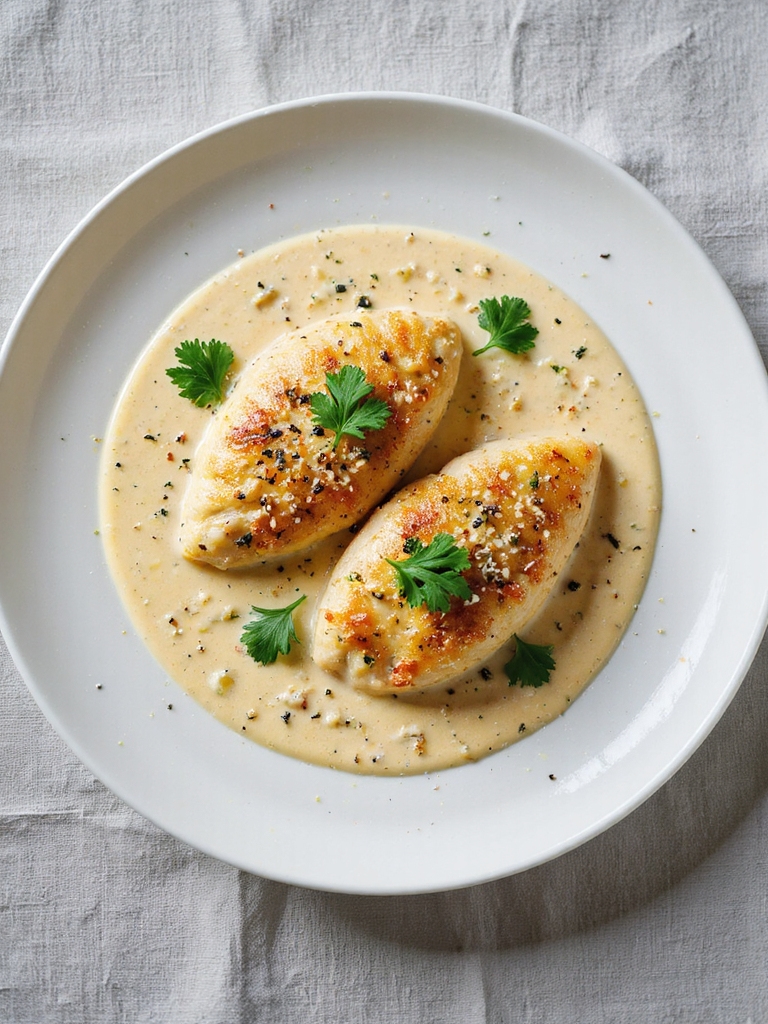 creamy parmesan chicken delight