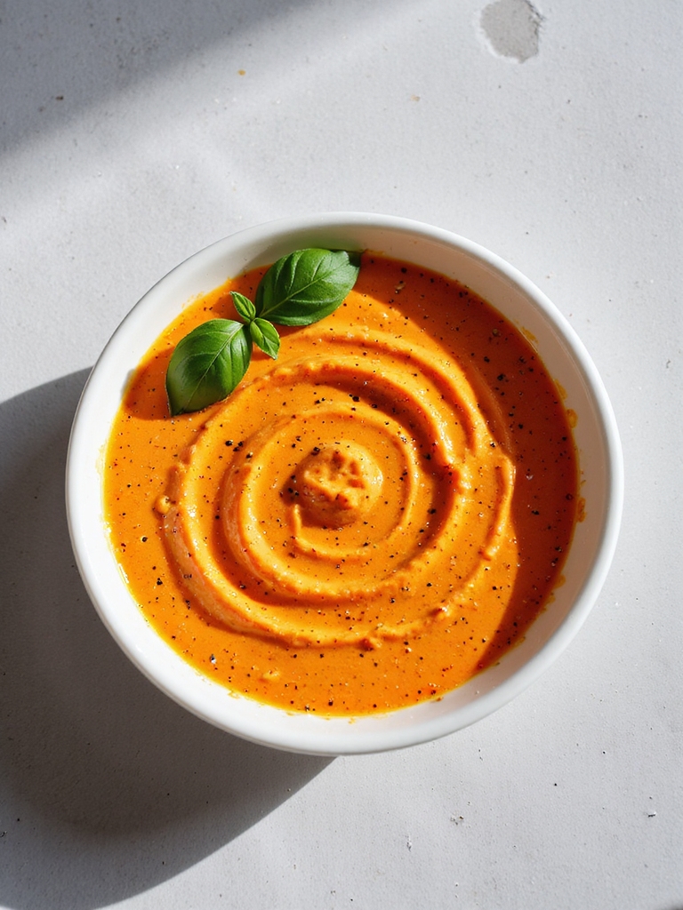 creamy roasted red pepper aioli