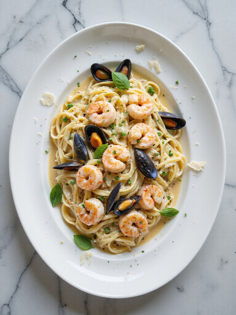 creamy seafood pasta perfection