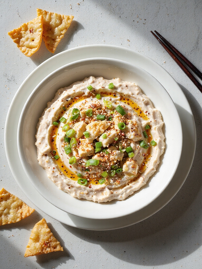 creamy sesame crab dip