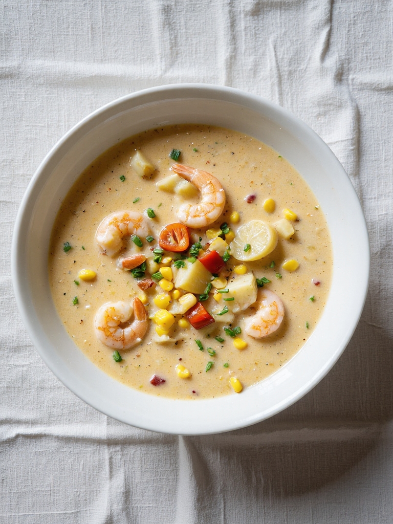 creamy shrimp corn chowder