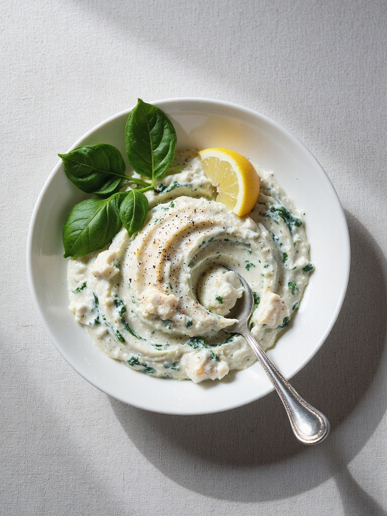 creamy spinach crab dip