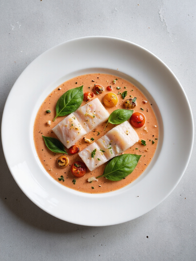 creamy tomato basil fish