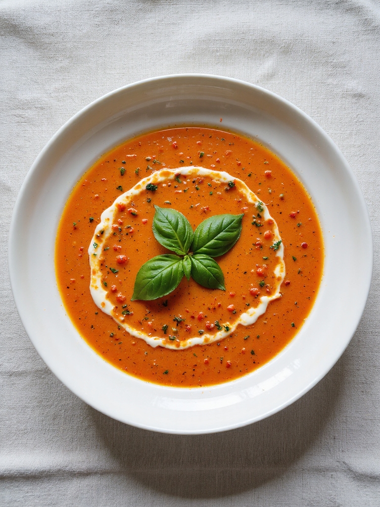 creamy tomato basil soup