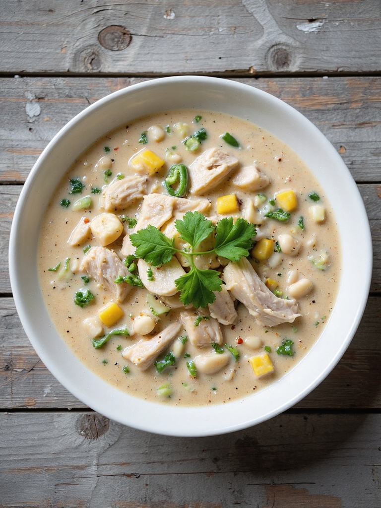 creamy white chicken chili