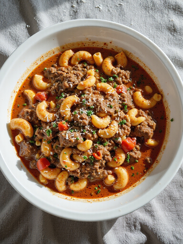 creative ground beef goulash