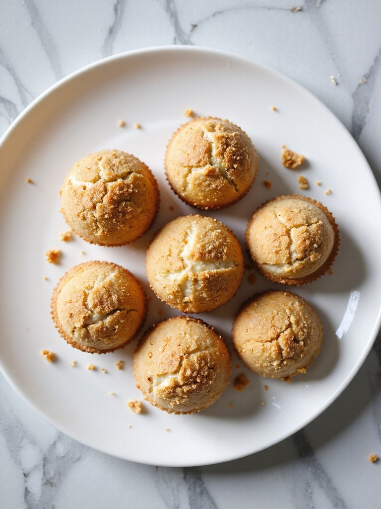 crispy air fried cheesecake bites