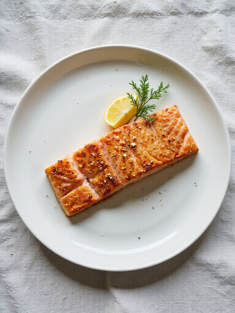 crispy air fried keto salmon