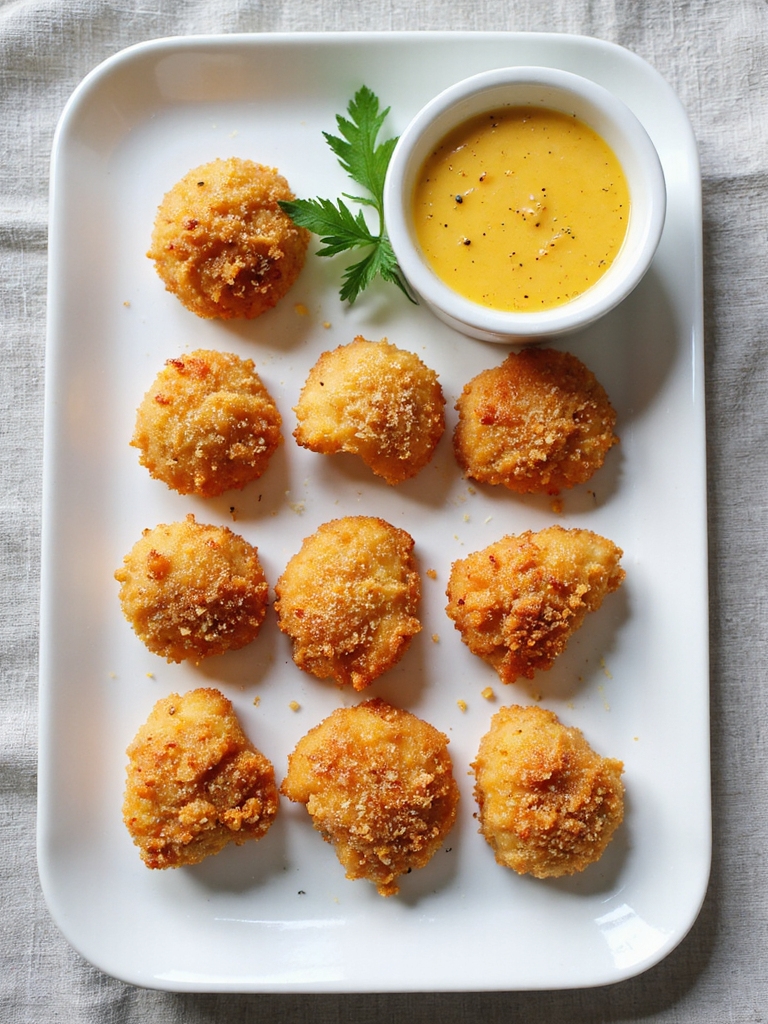 crispy air fryer chicken nuggets