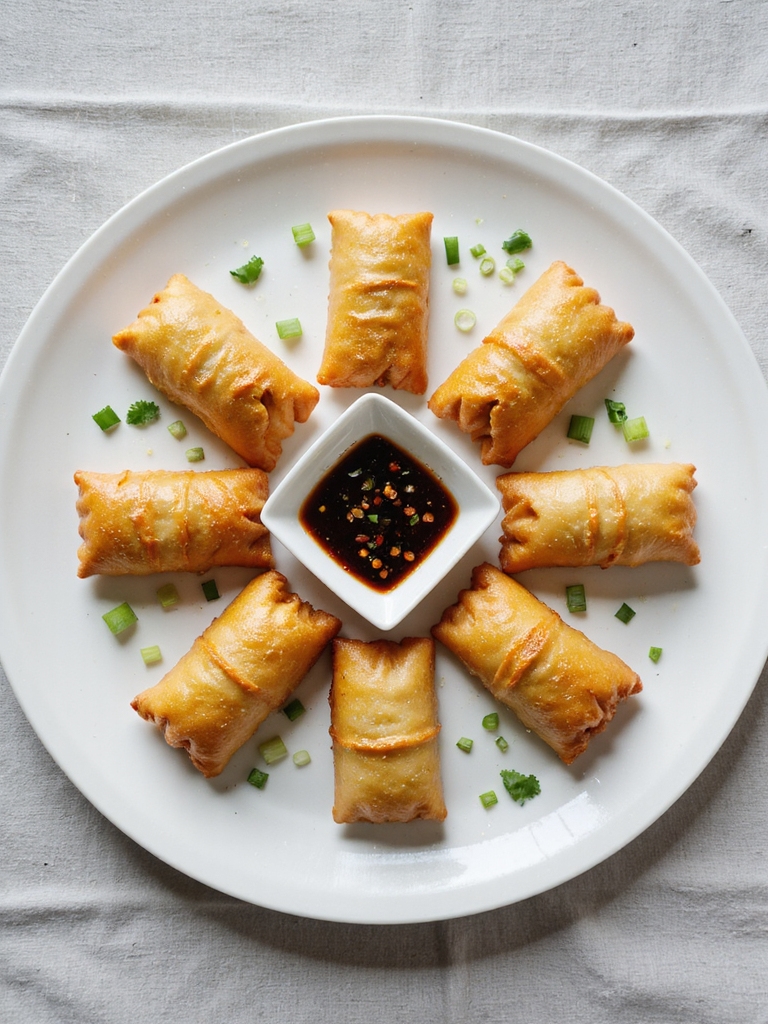 crispy air fryer egg rolls