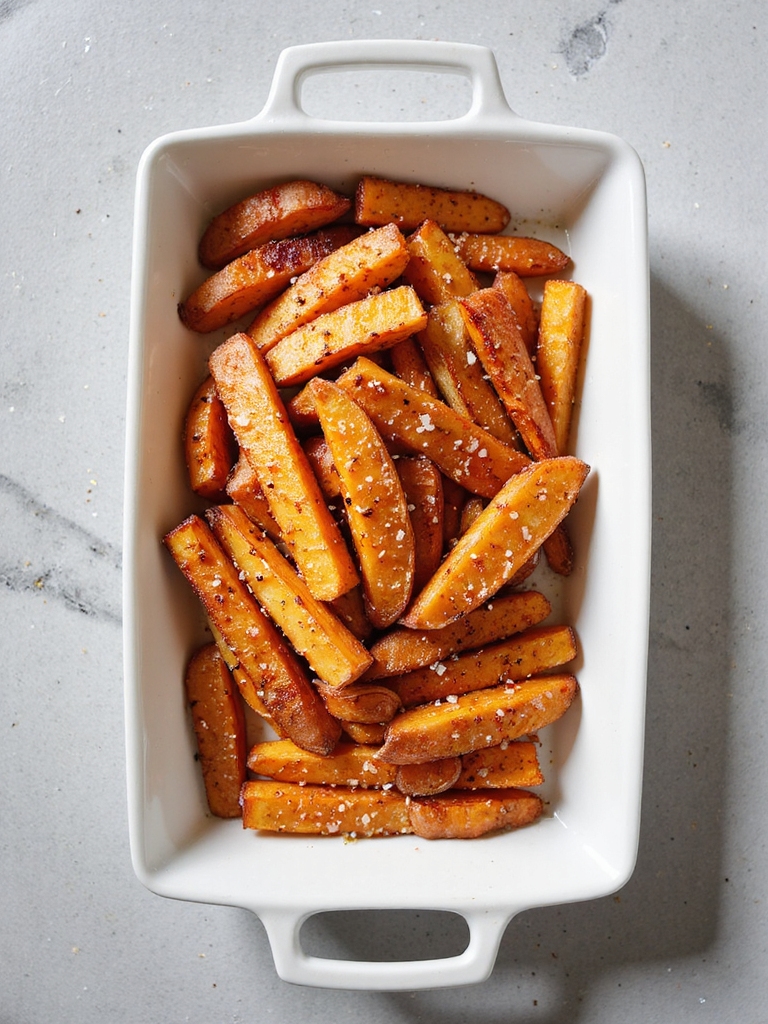 crispy baked sweet potato fries