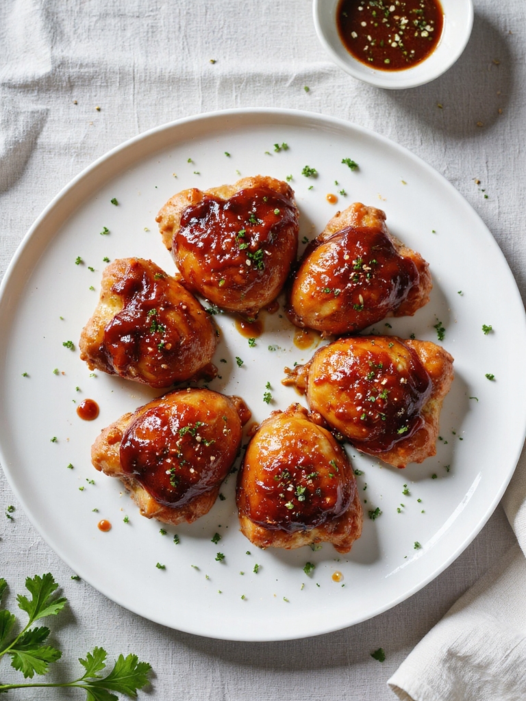 crispy bbq chicken thighs