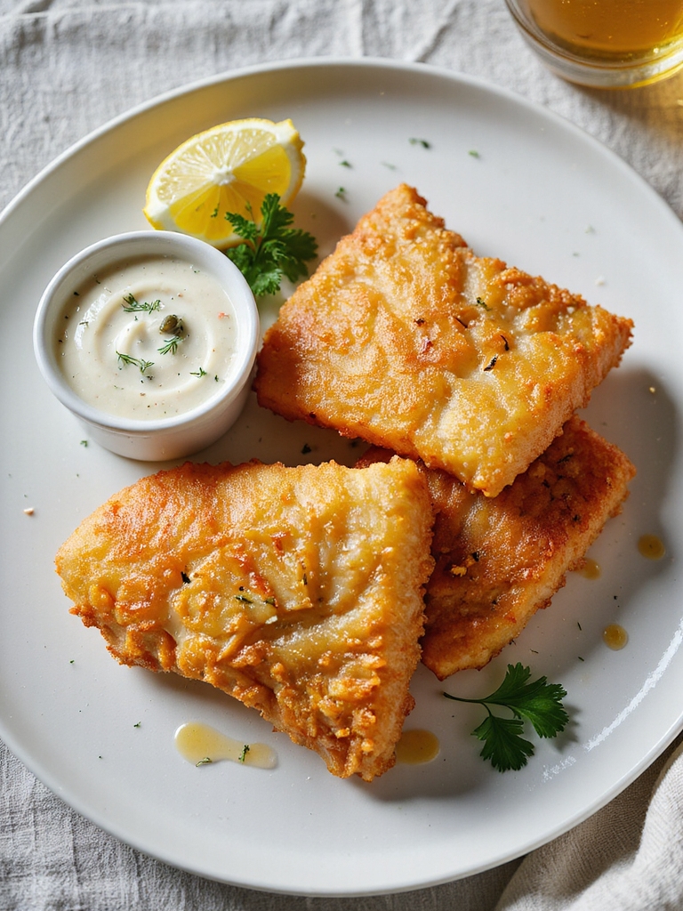 crispy beer battered fish