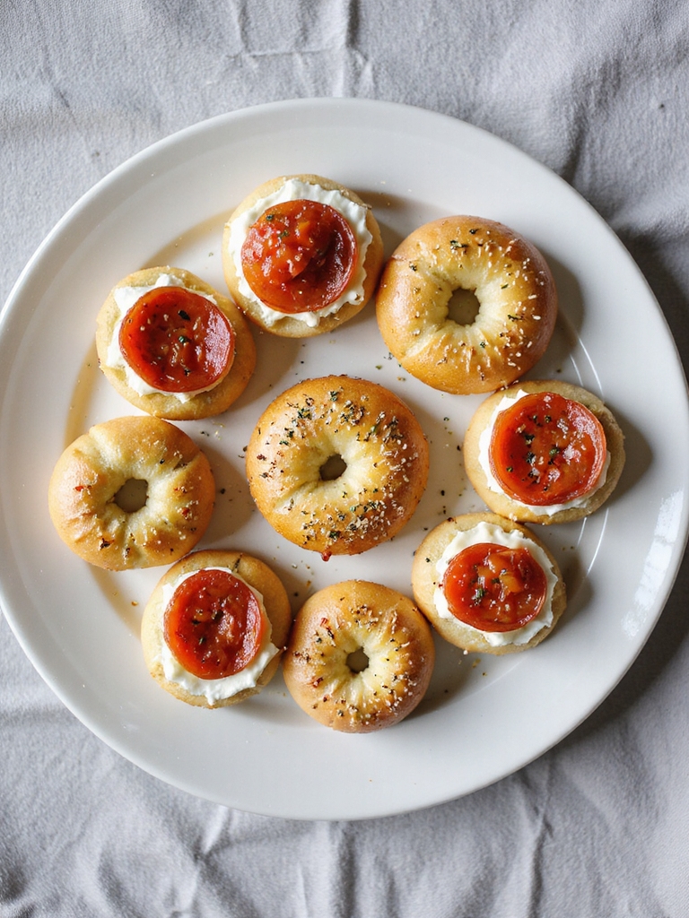 crispy chewy bagel bites