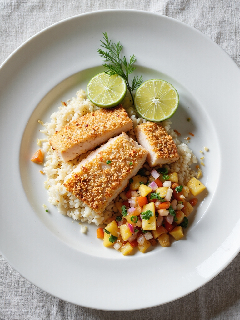 crispy coconut mahi mahi