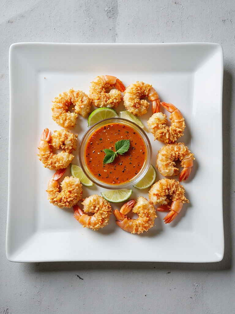 crispy coconut shrimp delight