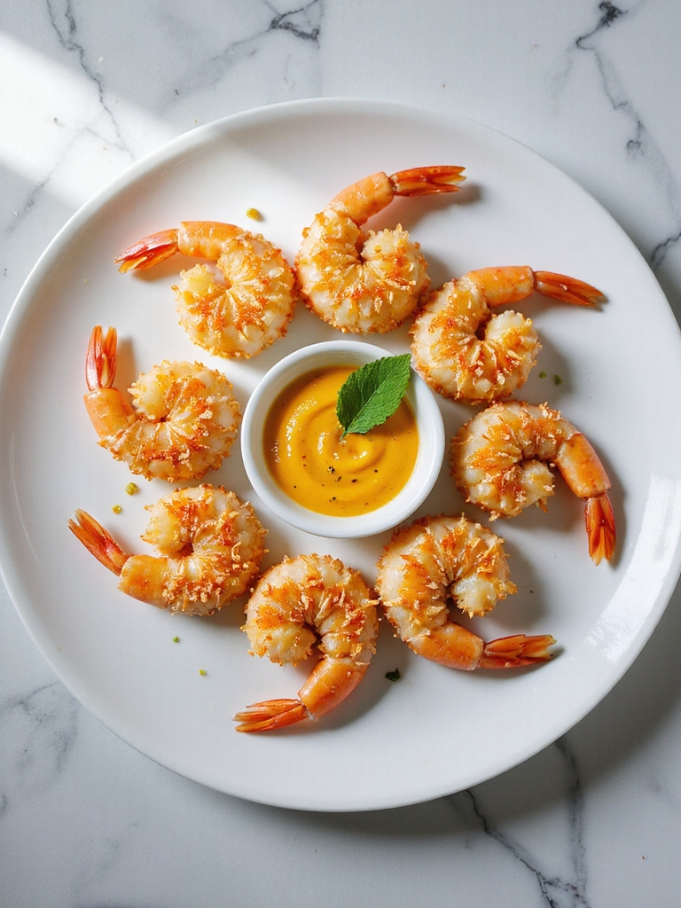 crispy coconut shrimp delight