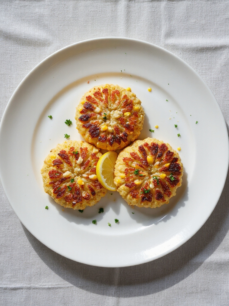 crispy corn crab cakes