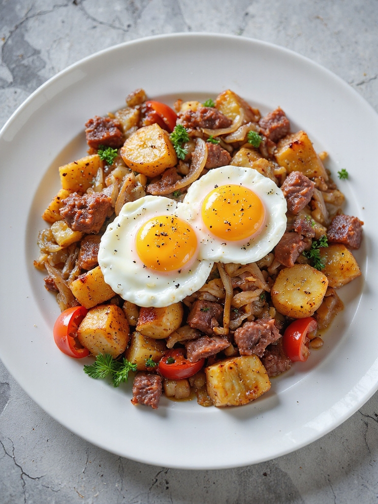 crispy diner style corned beef