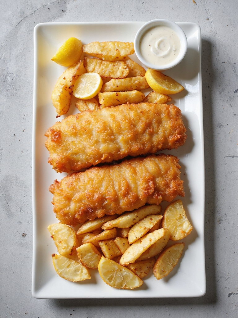 crispy fish fluffy fries