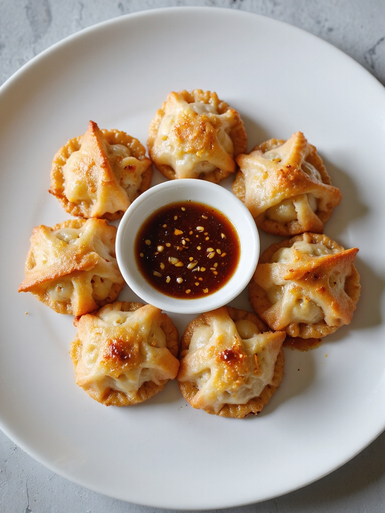 crispy gooey crab rangoon
