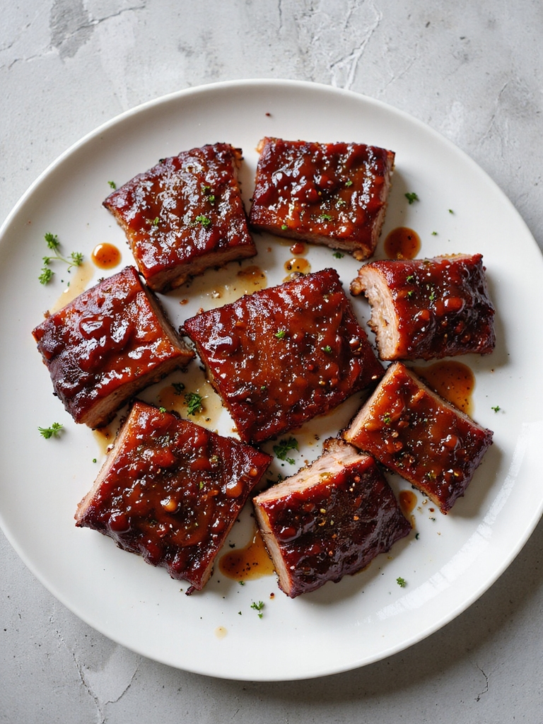 crispy juicy air fried ribs