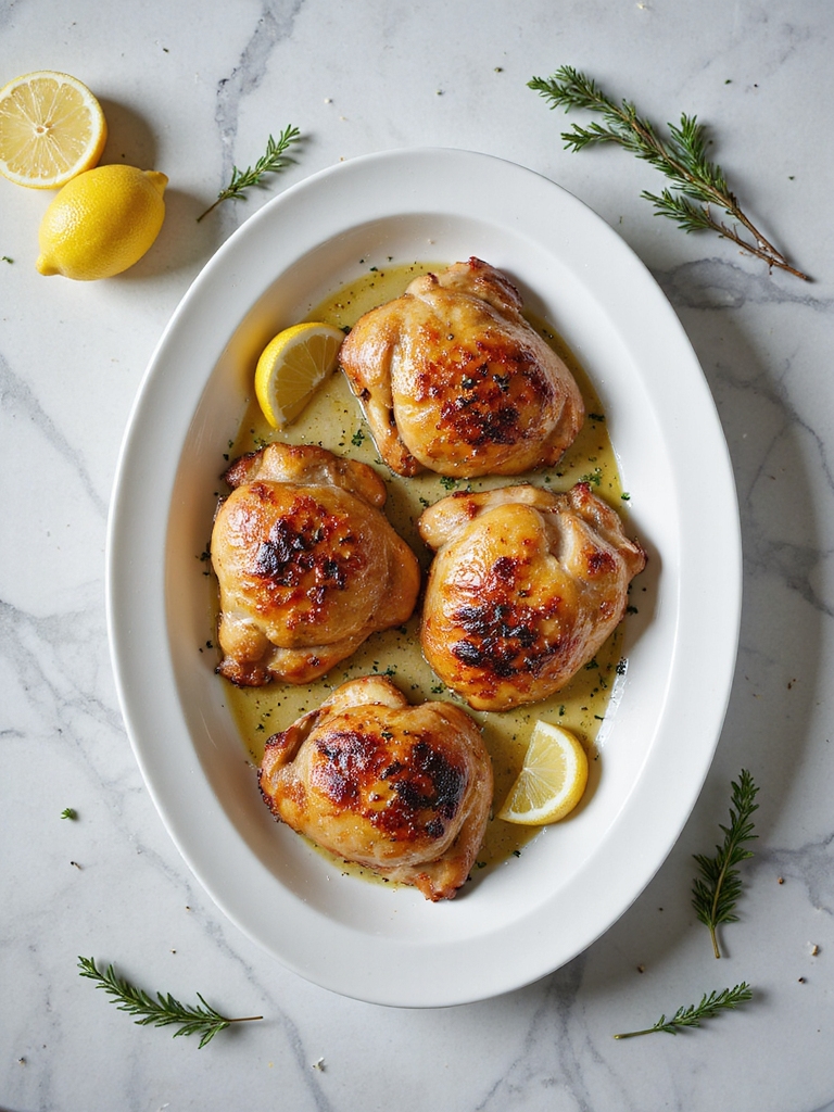 crispy lemon herb chicken
