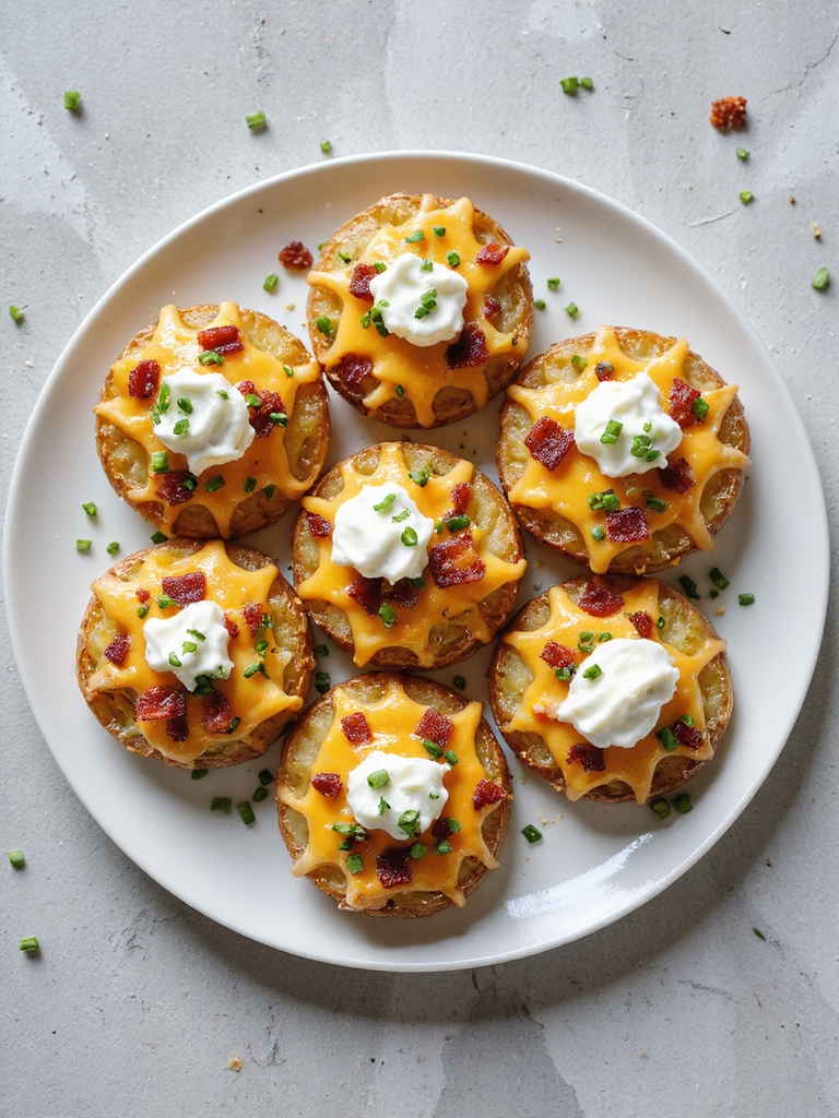 crispy loaded potato skins