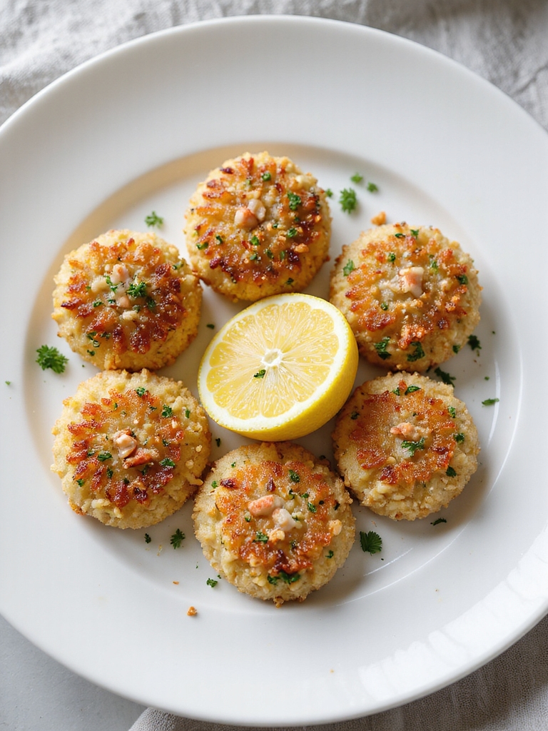 crispy mini crab cakes