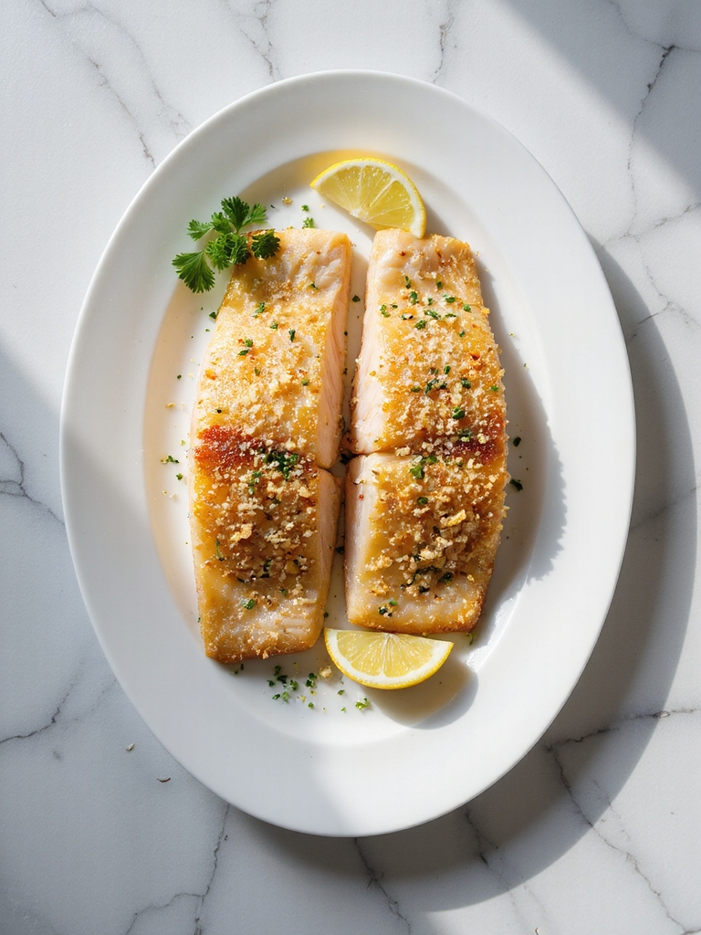 crispy parmesan baked fish