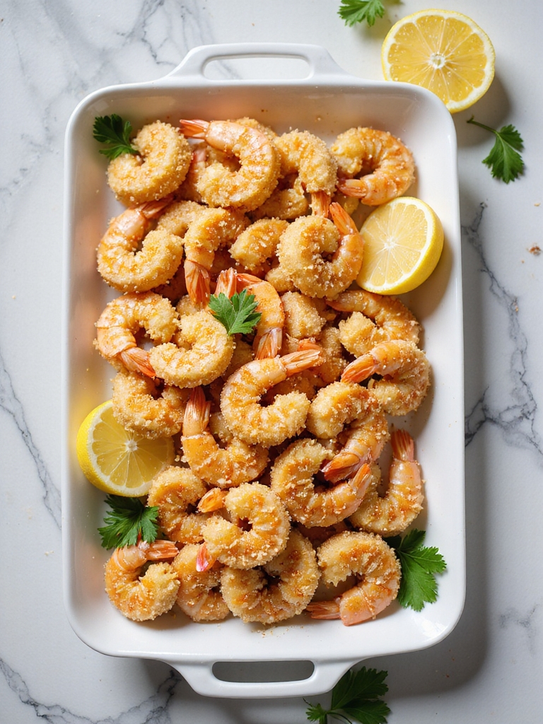 crispy parmesan shrimp delight