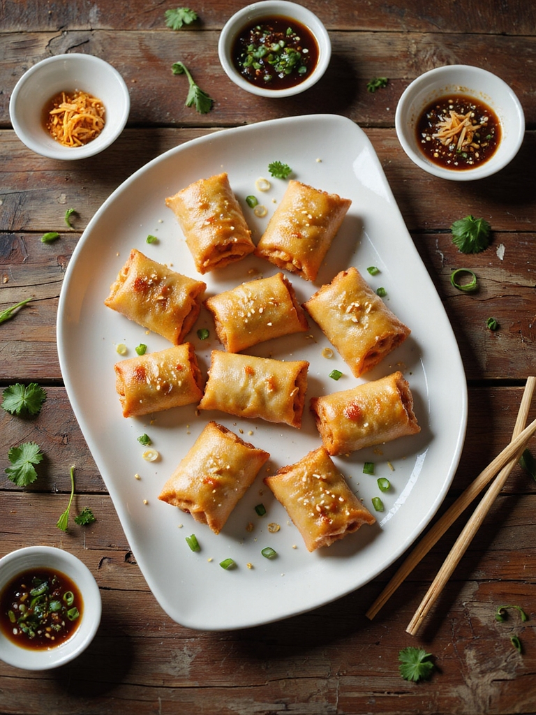 crispy party ready egg rolls